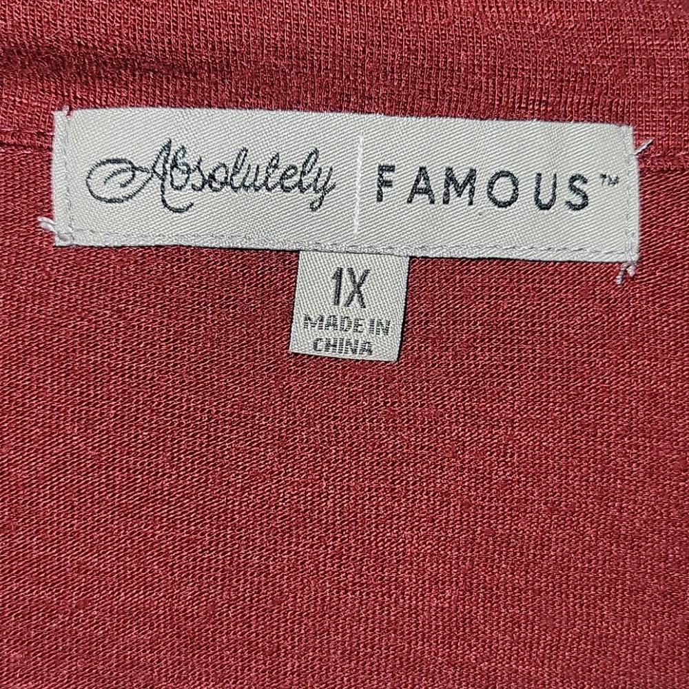 Red button up - Picture 5 of 7